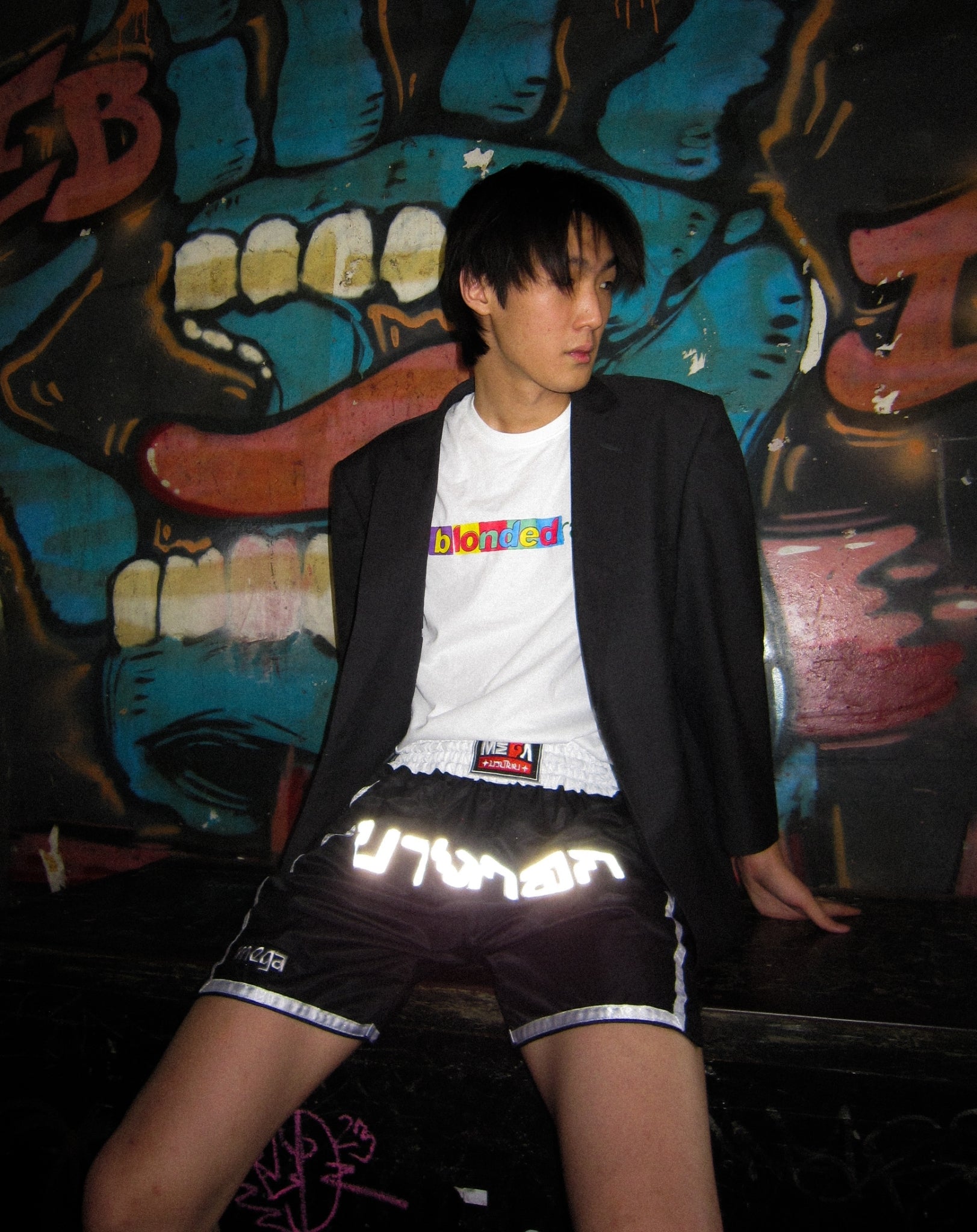 Mega Bangkok Reflex Shorts - Black
